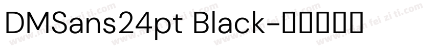 DMSans24pt Black字体转换